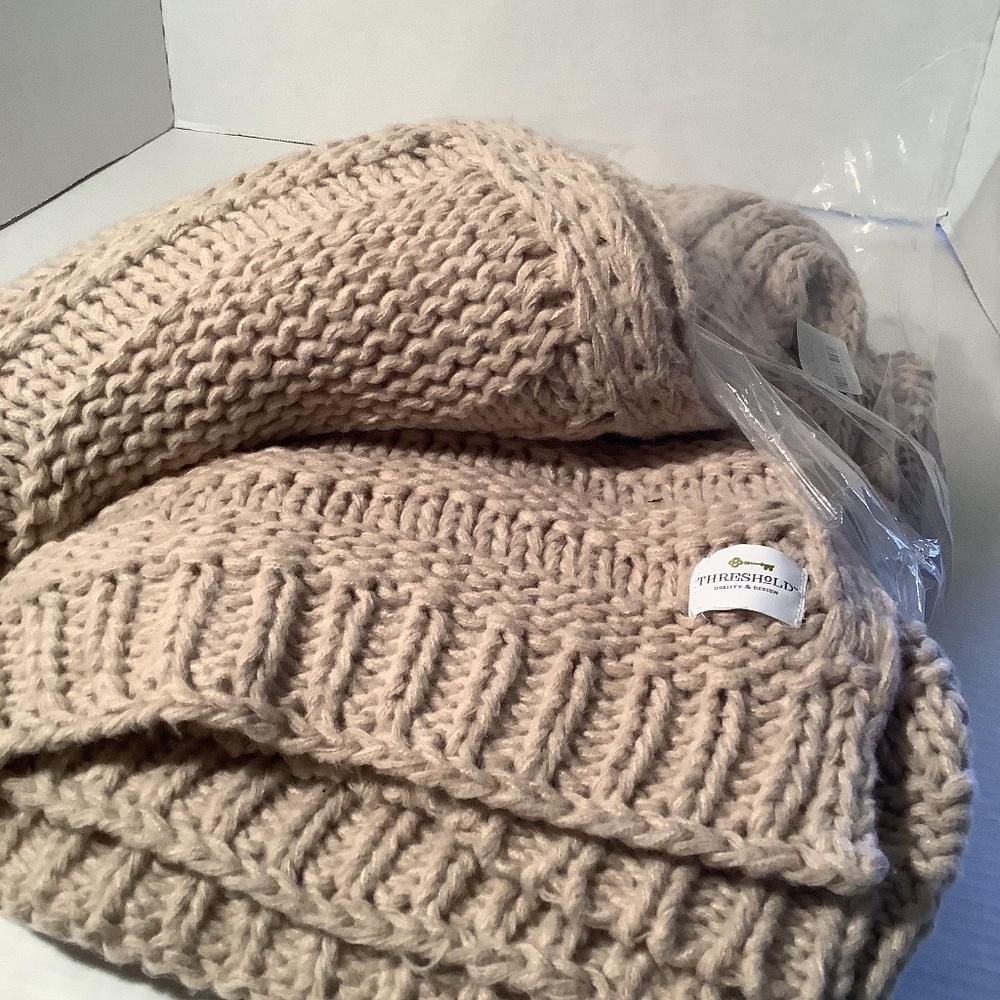 Knitted Throw by Threshold